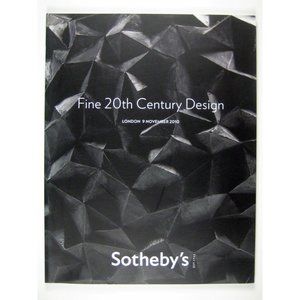 Sotheby's Catalog 2010 November London 20th Century Design L10673 Lacroix